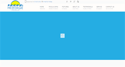 Desktop Screenshot of heritagecustompools.com