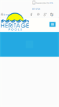 Mobile Screenshot of heritagecustompools.com